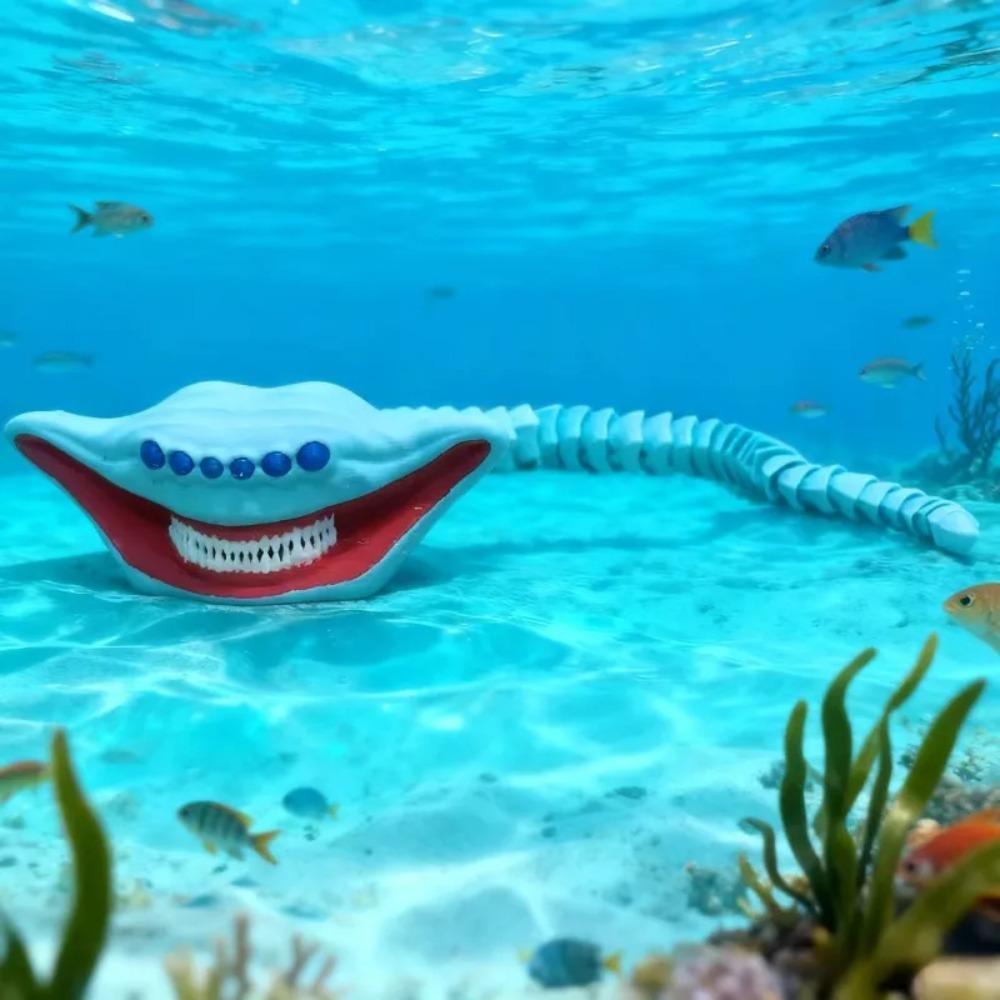 3D Печать Морской Пожиратель Блуп Гран Маха Фигурка Действия Модель Игрушка Кукла Рождественский Подарок Подвижные Фигурки Глубоководного Монстра
