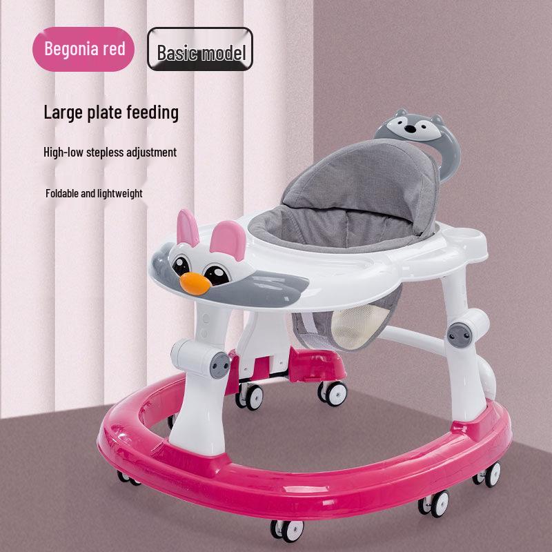 Multifunctional Baby Walker: Anti-Rollover, Sit & Learn Push Car