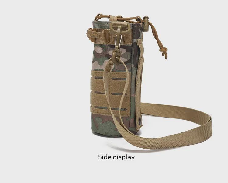 Тактический камуфляжный держатель для бутылки с водой Molle - Удобный держатель для ношения на поясе или на велосипеде