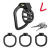 Bdsm Male Penis Chastity Cage Set Small Bird Chastity Cage Belt With 3 Size Cock Ring Penis Lock Bondage Slave Man Sex Toy Sissy