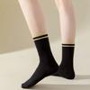 Хлопковые женские осенне-зимние многослойные носки, впитывающие пот, японские спортивные носки до середины икры