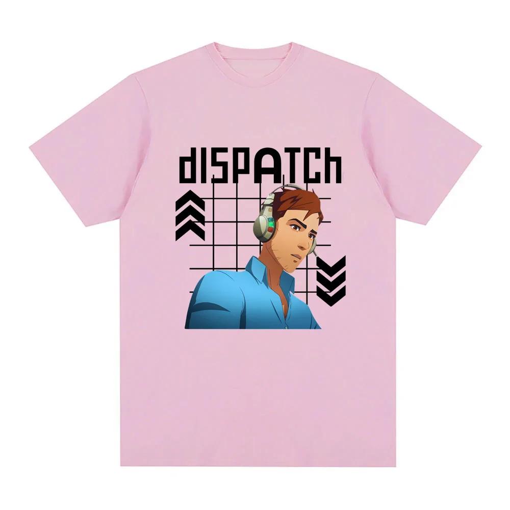 Dispatch Футболка 2026 НОВАЯ 100% Хлопок Удобная Печать с Рисунком Манга Игра ТИШКА Повседневная Высокое Качество Круглый Вырез Мягкие Футболки