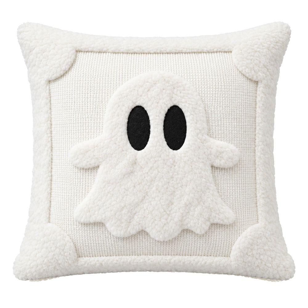 Ghost Decorative Pillowcase Washable Stuffed Pillow Case Soft Cushion Covers Holiday Decor