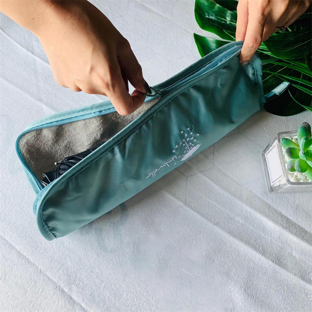 Umbrella Storage Bag Waterproof Folding Wet Umbrella Carry Case Travel Portable Umbrellas Cover Versatile For Home Camping