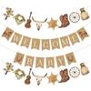 Western Cowboy Baby Shower Banner, Horse Birthday Party Decorations, Cowboy Welcome Baby Banners, Western Party Supplies for Boys, My First Rodeo