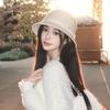 Bowknot Felt Fedora Hats Dome Bucket Cap Autumn Winter Panama Cap  for  Women
