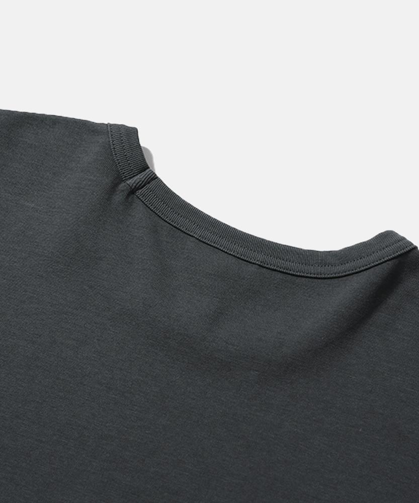 MOIF [Ss26] Акростих Футболка с коротким рукавом H/S / Угольный