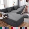 Solid Sofa Cover For Living Room Sofa Cover Elastic L -Shaped Corner Sofa Cover Stretch Cover For Sofa