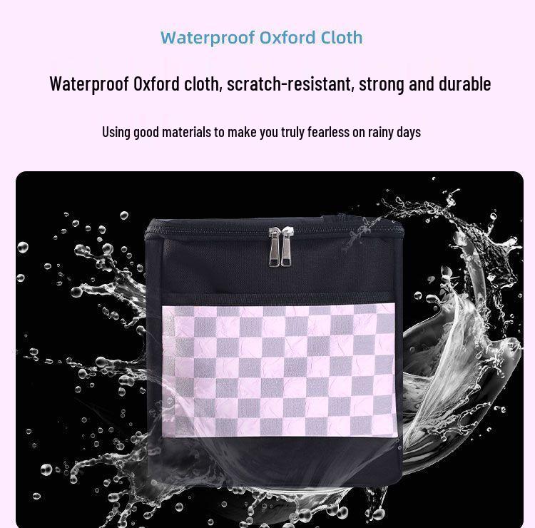 Electric Vehicle Front Hanging Anti-Splash Large Capacity Multi-Functional Storage Bag