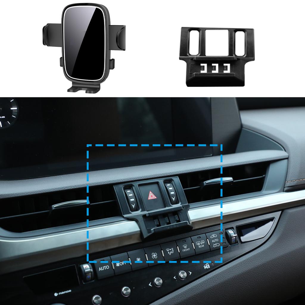 Support de téléphone personnalisé pour Lexus ES 200 300H 250 350 2018 2019 2020, Base d'écran de tableau de bord, sans perceuse pour voiture