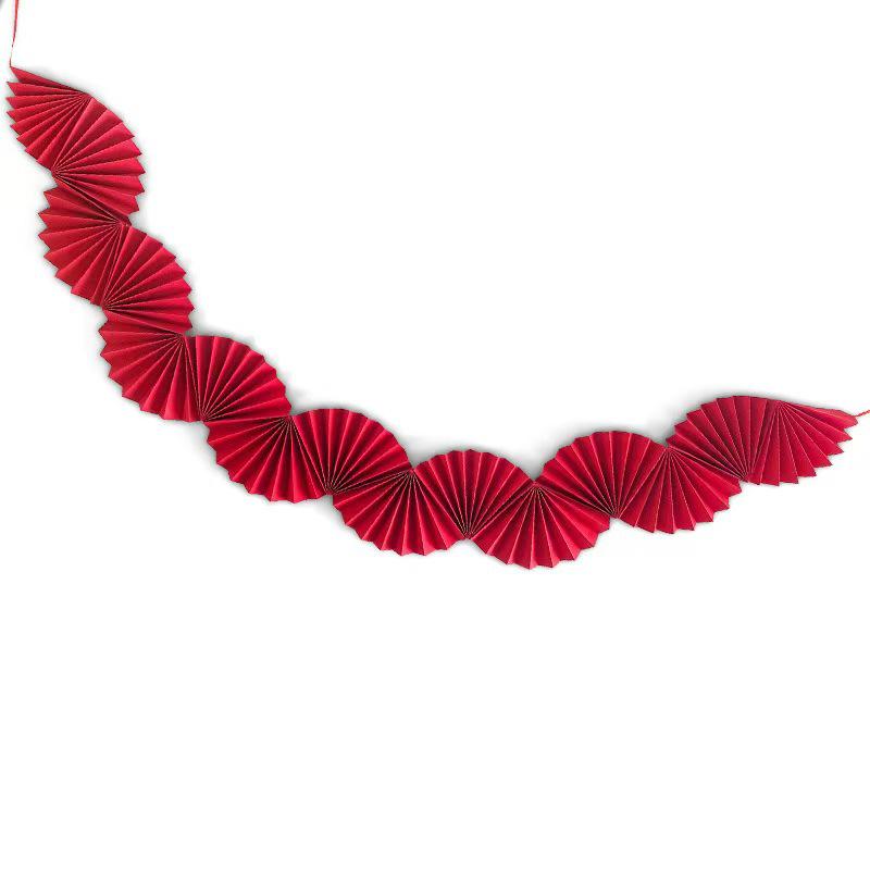 Бумажные украшения в виде вееров для дня рождения: Подвесные украшения и вымпелы