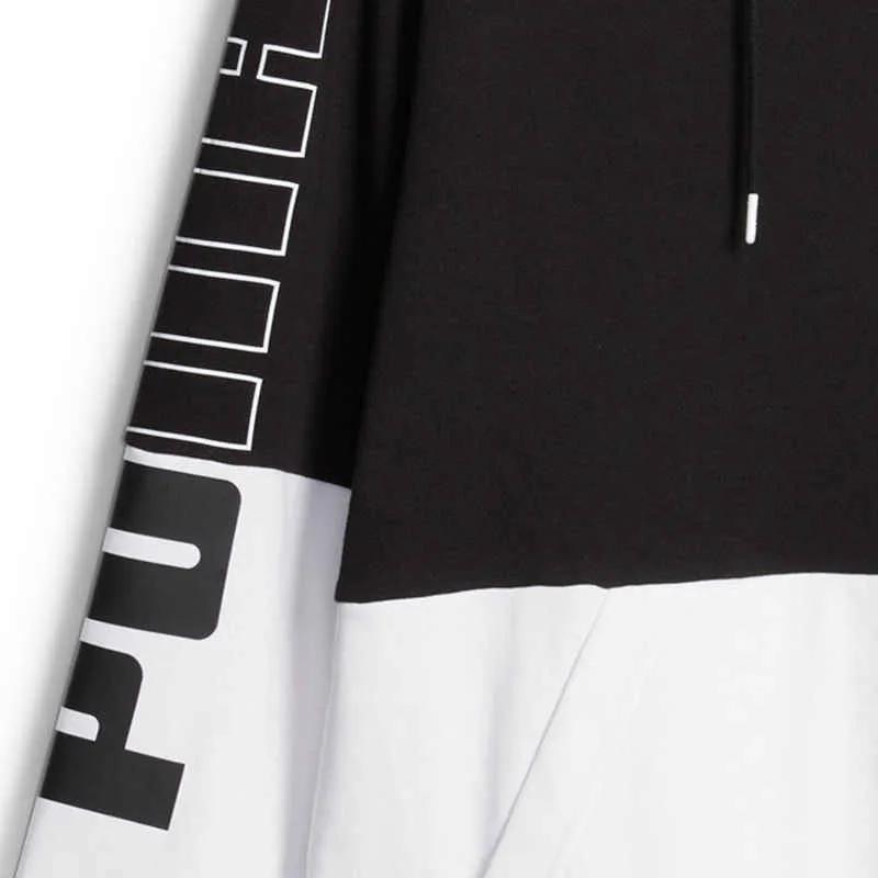 PUMA Sweatshirt Men's Black White (Unisex) Sweatshirts 679608 01