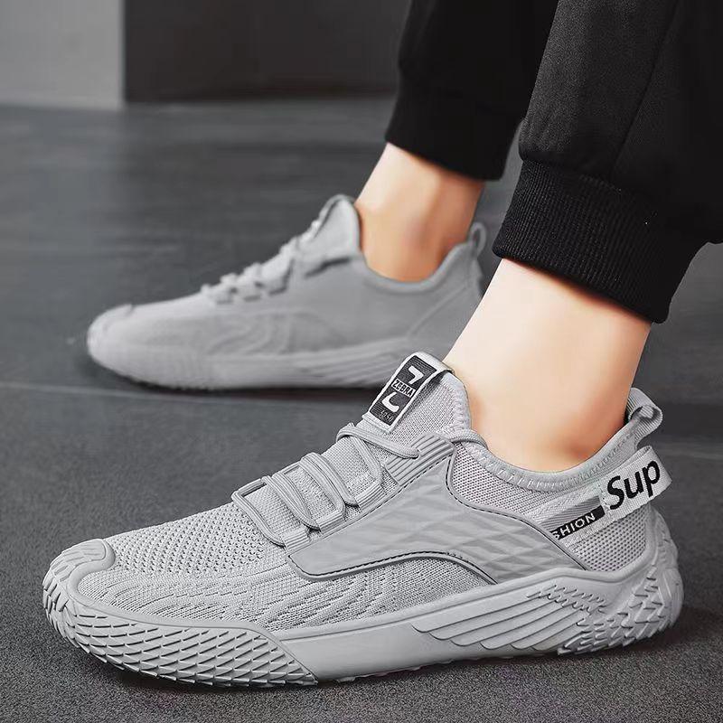 Летние новые мужские кроссовки, дышащие, не пропускающие запахи, сетчатые туфли, легкие, удобные, спортивные, кроссовки для бега, мужские, теннисные туфли