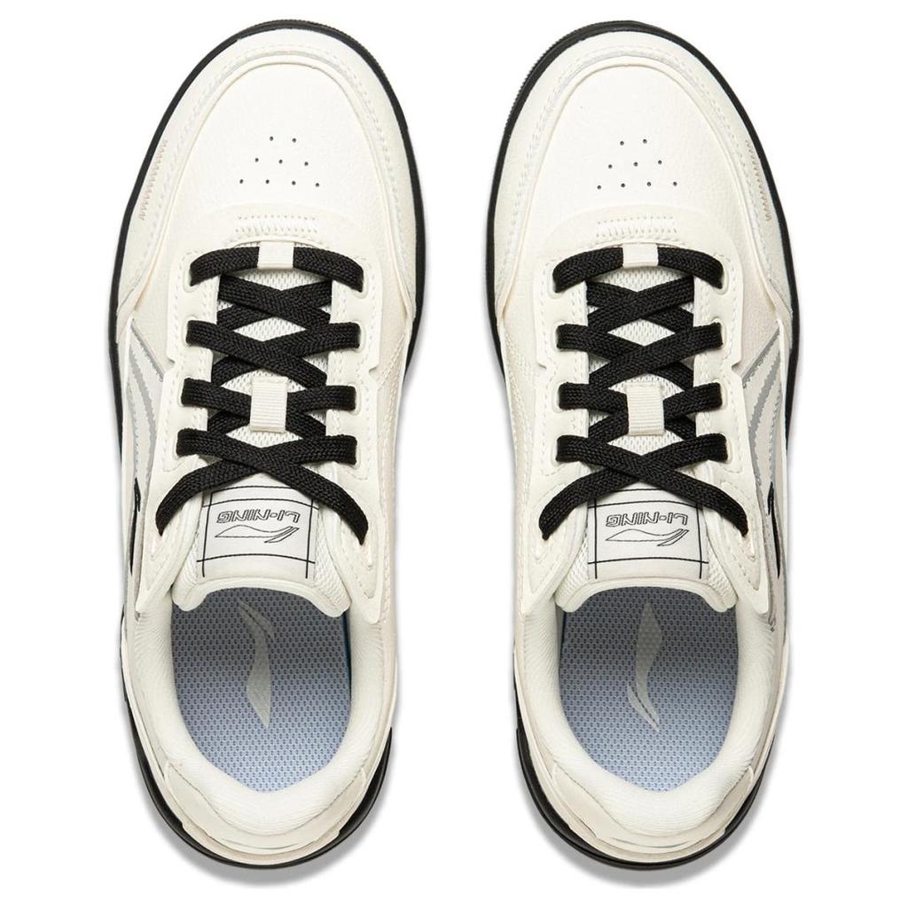 Li Ning Qing Yun Классические ретро мягкие удобные толстые подошвы, увеличивающие высоту, устойчивые к износу, амортизирующие, низкие кроссовки для скейтбординга AGCU308-4