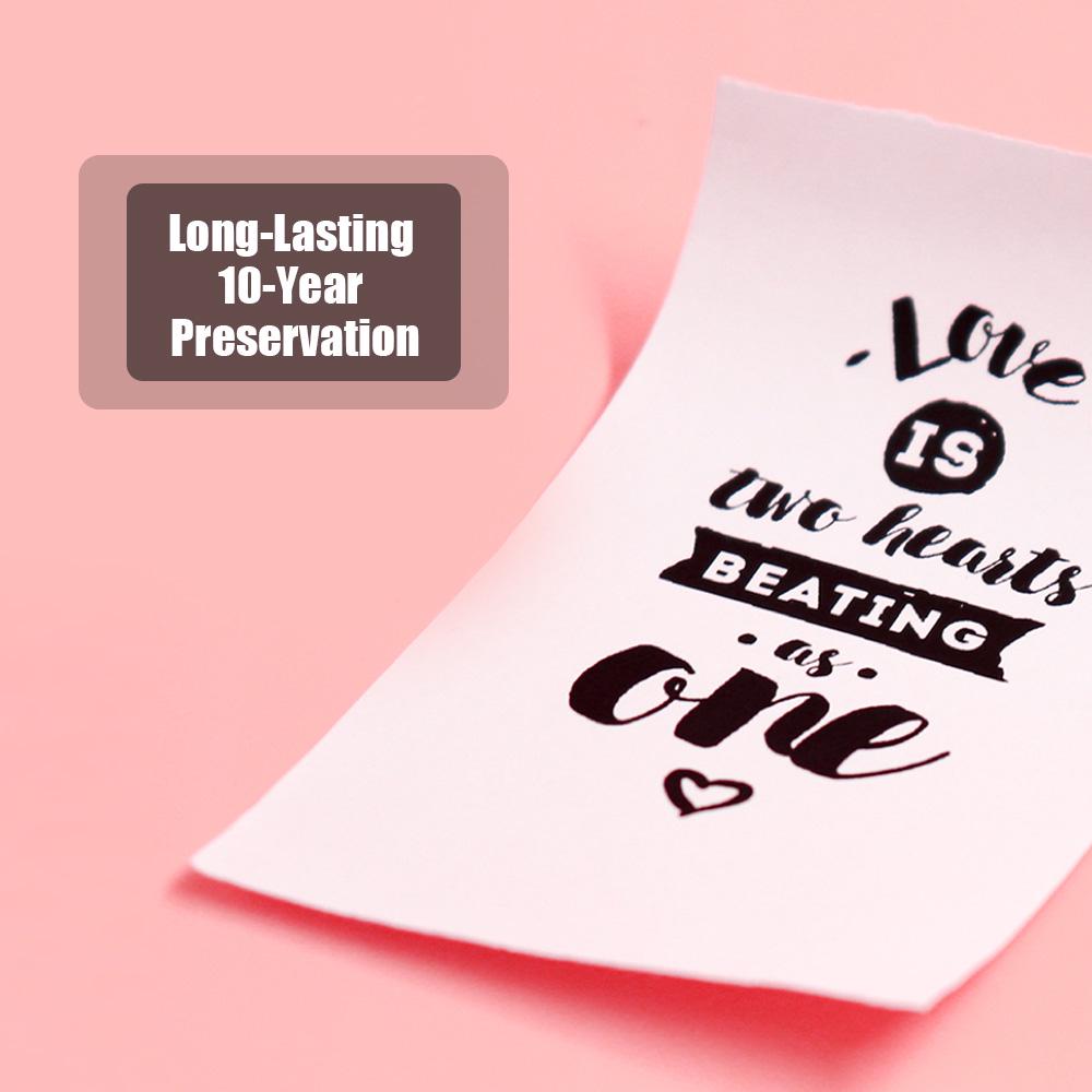 10-летняя долговечная 3 * термобумага для периферийных участков A6 / A8 / P6 Paperang P1 / P2