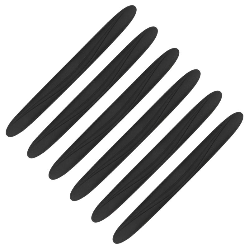 6 шт., универсальная защита от столкновений, автомобильная угловая полоса, наклейка для переднего и заднего бампера, защита от столкновений, дверь автомобиля, защита от столкновений