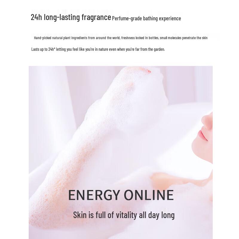 Qianxiang Late Cherry Amino Acid Hair & Body Care Set