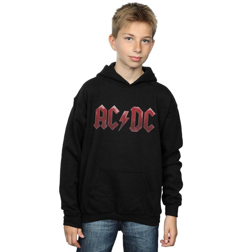 AC/DC Boys Red Ice Logo Hoodie
