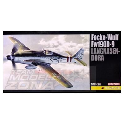 Dragon 1/48 Масштаб Немецкий истребитель Люфтваффе времен Второй мировой войны Focke-Wulf Fw190D-9 Langnasen Dora Пластиковая модель-конструктор DR5575