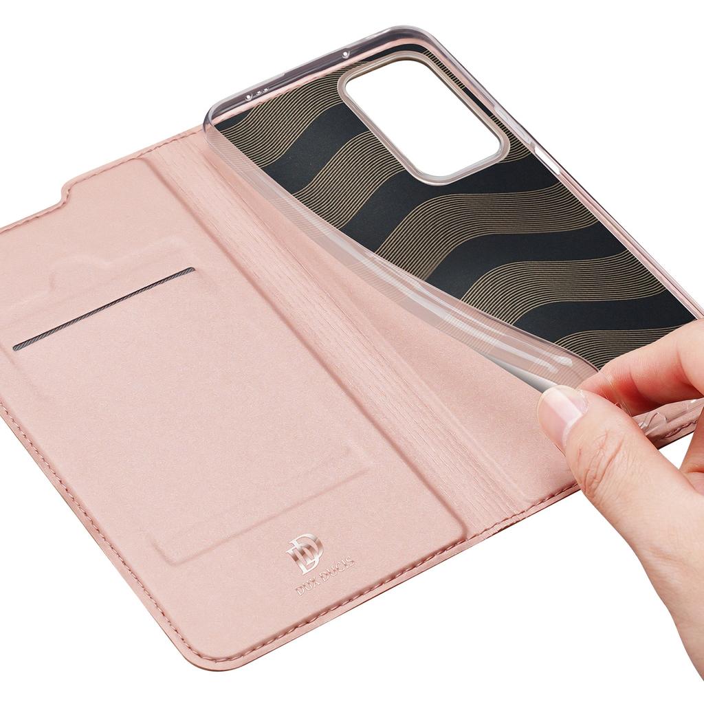 Dux Ducis Skin Pro Holster Case Cover With Flap Xiaomi Poco F4 5G Pink