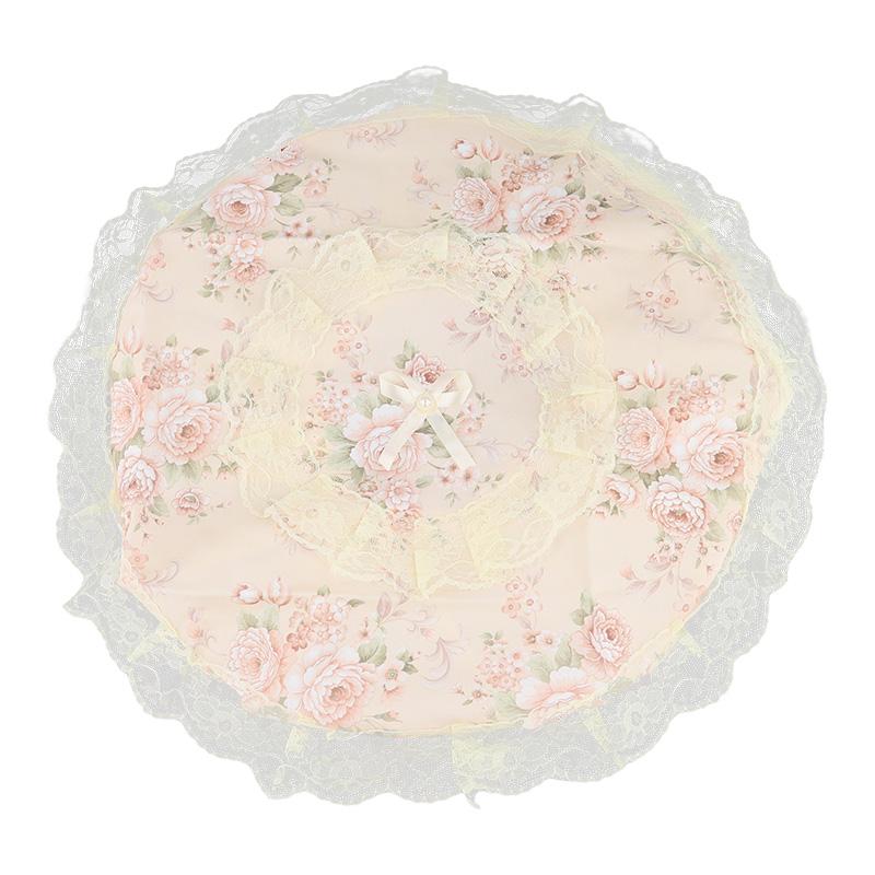 1PC Embroidery Flower Children Anti-Pinch Bag Accessories Home Decor Fan Dust Cover