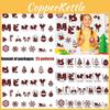 Snowflake Christmas Alphabet Paper Diy Card Stickers Decor For Holiday Events