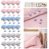 Mushroom Quilt Holder Macaron Non-slip Quilt Blanket Clip One Key To Unlock Blankets Cover Fastener Clip Holder Bed Sheet