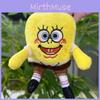 Cute Cartoon Spongebob And Patrick Plush Backpack Charms Made From Ultra Soft Material