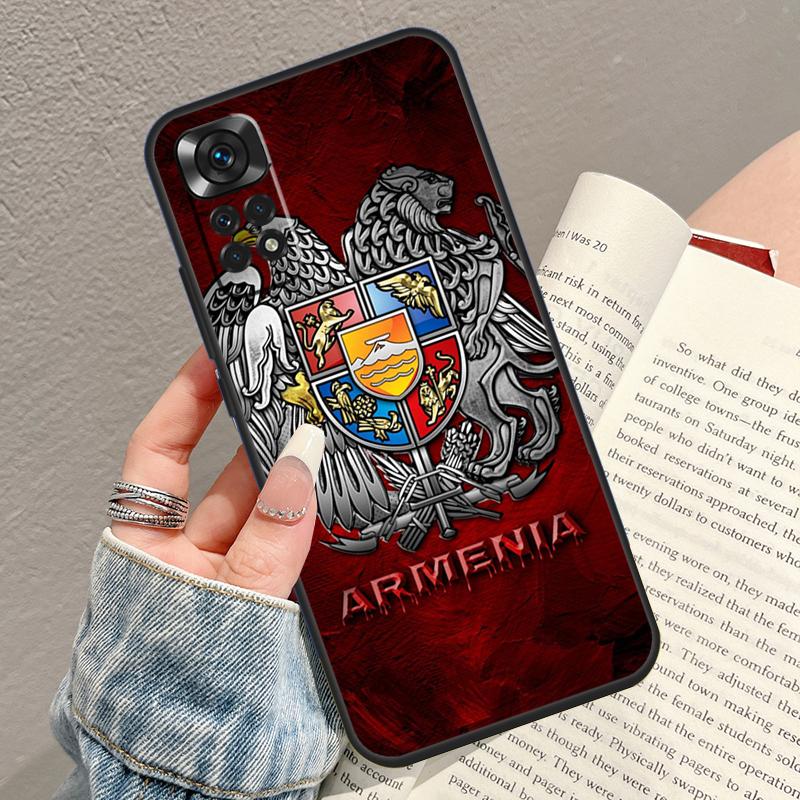 Armenia Armenian Flag Case For Xiaomi Redmi Note 10 Pro 8 9 10 11 12 Turbo 9S 10S 11S 12S Redmi 10C 9C 12C Funda