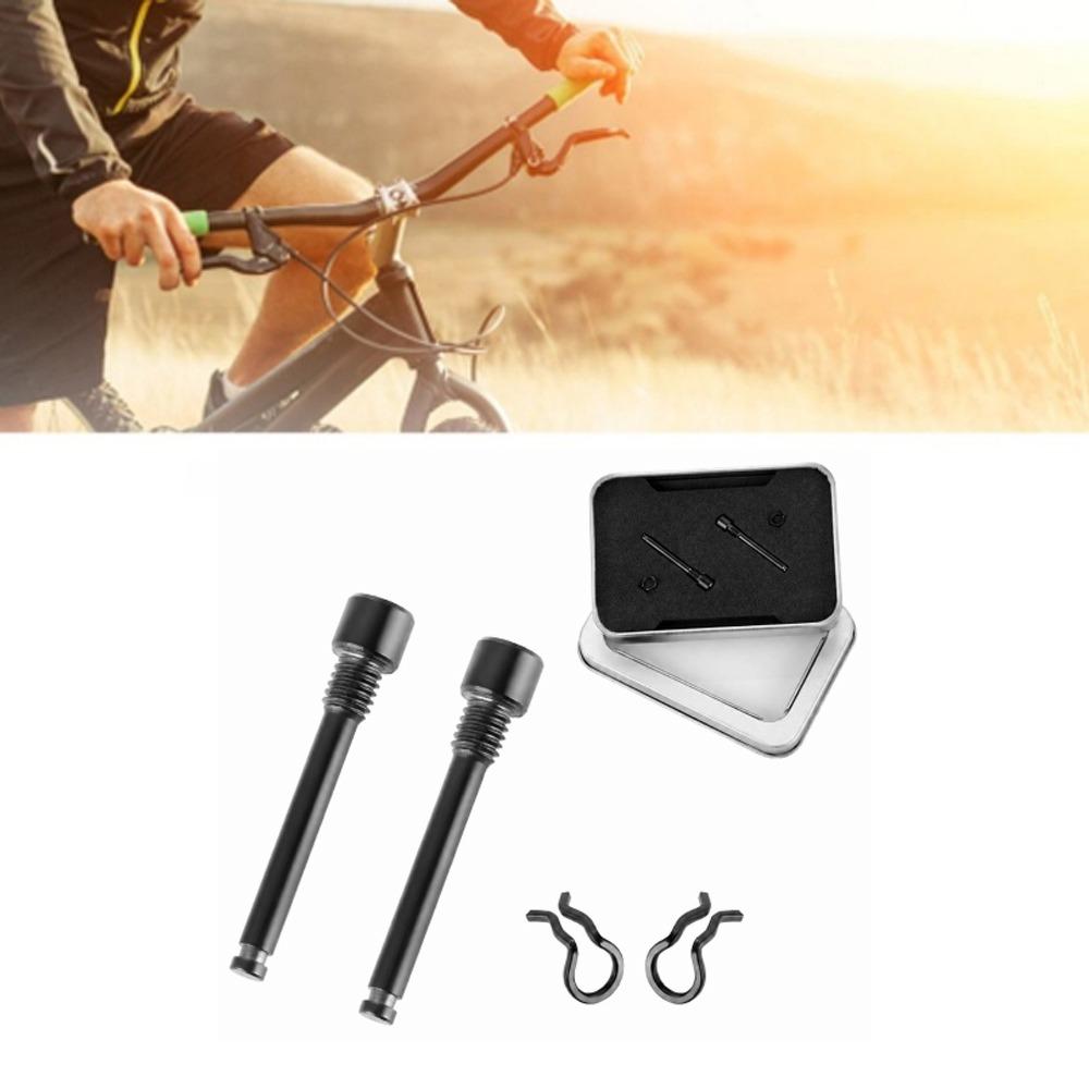 2 Sets M4 Threaded Disc Brake Caliper Bolts 31mm Length Caliper Screws for Road Bicycle