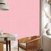 Hearts Wallpaper Coral and White 50x1000