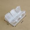Home Plastic Case Medicine Holder 6-day Tablet Container Pill Boxes