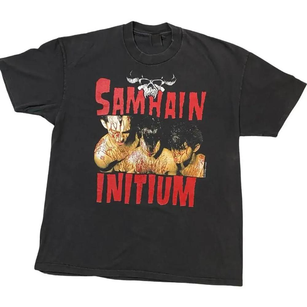 Hot Trend Samhain Band Initium Vintage Shirt Black Unisex Size S-234XL Unisex T-Shirt