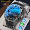 2025 NFC Умные часы Мужские часы 4 Pro AMOLED HD Экран Пульс Bluetooth Звонок Водонепроницаемые SmartWatch 2024 Новые GT4 Pro