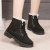 Модные теплые женские ботинки 2024 Новая мода Зимние женские сноубутсы Горячая распродажа Износостойкие Нескользящие Хлопковые туфли для женщин Botas Mujer
