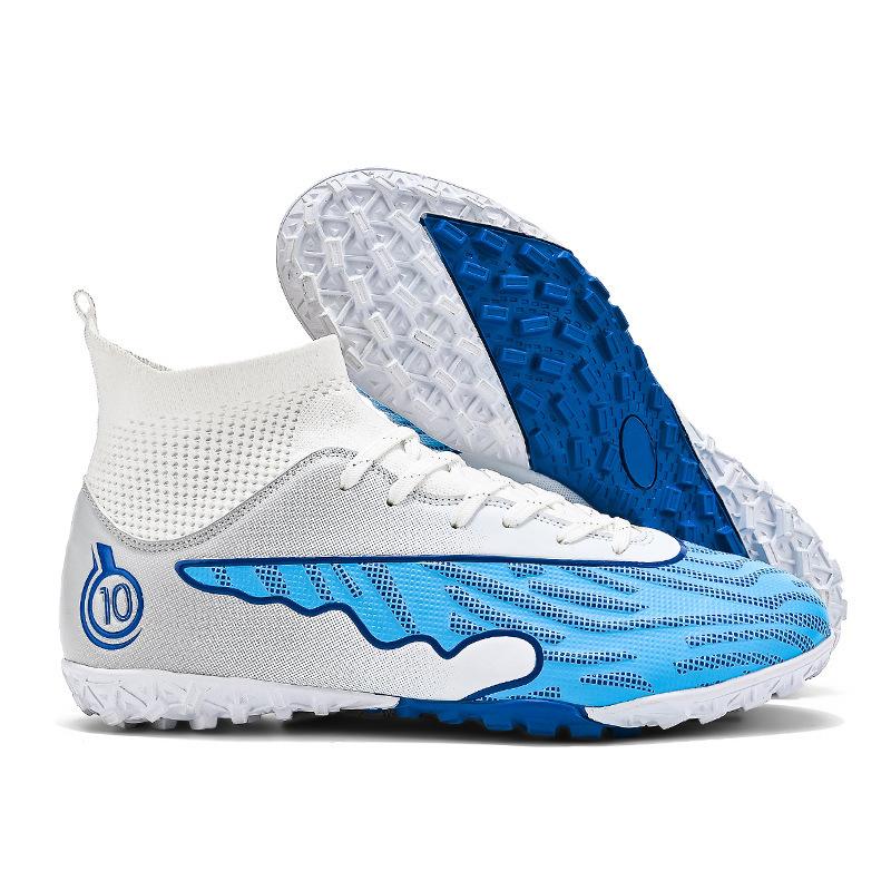 Пара футбольных бутс большого размера 2025 года, мужские высокие молодежные студенческие соревновательные тренировочные бутсы, шипы для искусственной травы