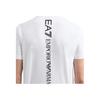 Emporio Armani EA7 Хлопковая облегающая футболка с круглым вырезом для тренировок Мужские Топы Кремово-белый 7M000567-AF10375-M0003