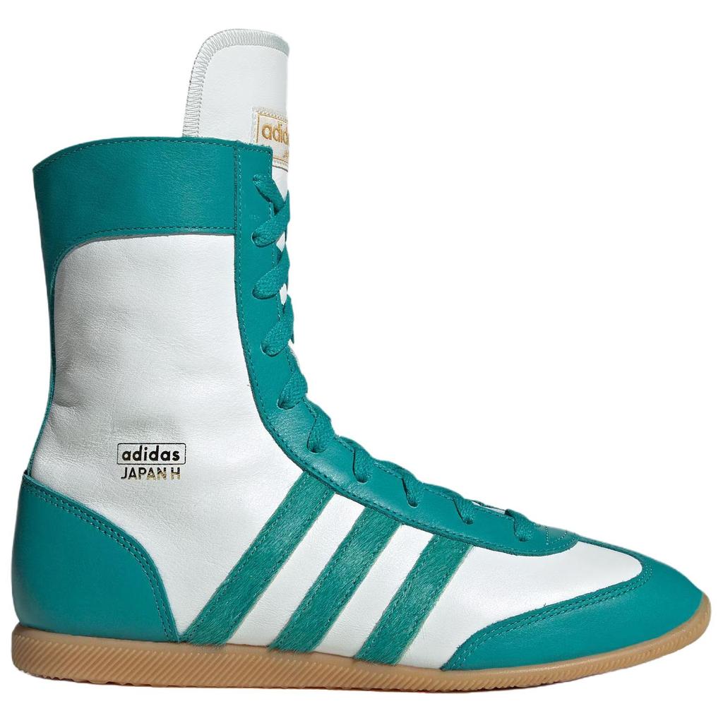 Adidas Оригинальные ЯПОНИЯ Высокие повседневные кроссовки Женские Белые Зеленые кроссовки JQ9674