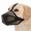 Намордник для собак, регулируемый, мягкий, сетчатый, для собак малых, средних и больших пород, предотвращает укусы и жевание, дышащий, намордник для домашних животных