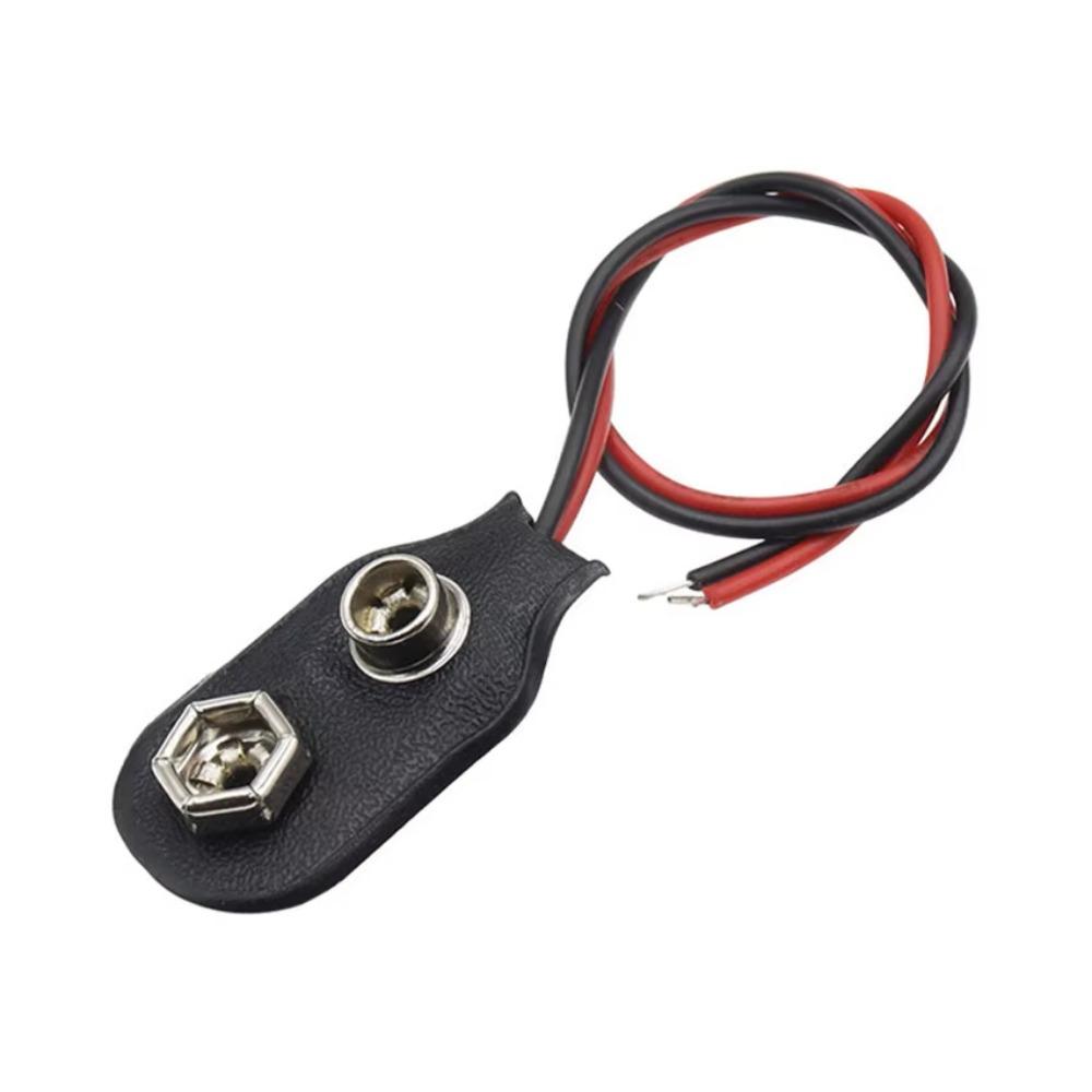 10Pcs I / T Type Cable Battery Holder Clip Snap on Soft Hard Shell Battery Clip Connector 9 Volt Battery Box Battery Holder