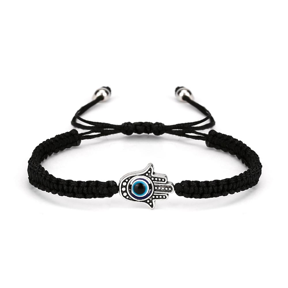 Lucky Blue Evil Eye Charms Bracelet Handmade Black Red String Thread Rope Couple Bracelet 2020 Lucky Jewelry For Women Men Gifts