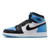 Детские кроссовки Air Jordan 1 Retro High OG GS UNC Toe Blue University-Blue Black FD1437-400