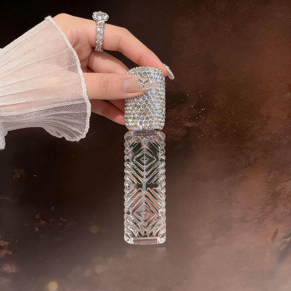 12ml Glass Perfume Atomizer Creative Rhinestone Oil Diffuser Bottle Handicraft