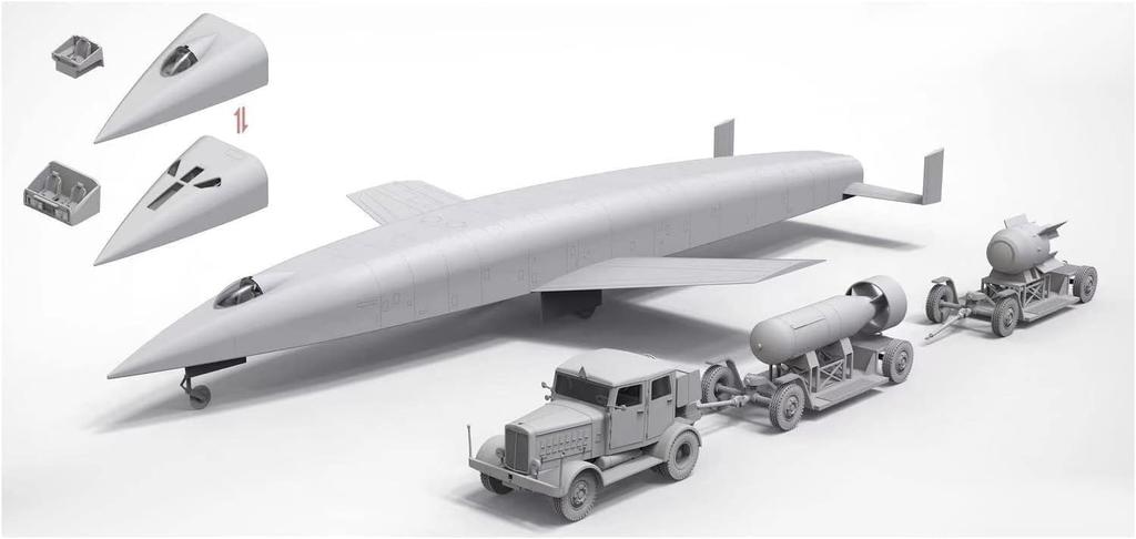 Tacom немецкая армия Zilber Vogel баллистическая летающая бомба набор пластиковая модель TKO5018 литая цветная 1/72 бомбардировщик/ядерный