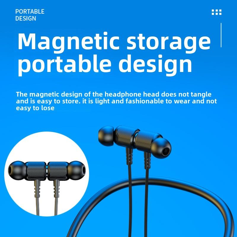 Bluetooth беспроводная гарнитура с подвеской на шею спортивная гарнитура с двумя ушами-вкладышами для подвески на шею супер долгий режим ожидания