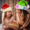 Christmas Decoration Plush Light Up Led Santa Hat Santa Hat Christmas Supplies