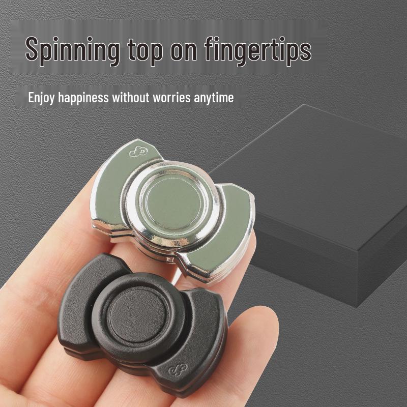 3-in-1 Transforming Fidget Spinner Pop It Coin EDC Stress Relief Toy Zinc Alloy