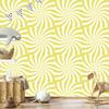 Hippie Background Wallpaper Cream, White and Yellow for Living Room and Bedroom 50x1000
