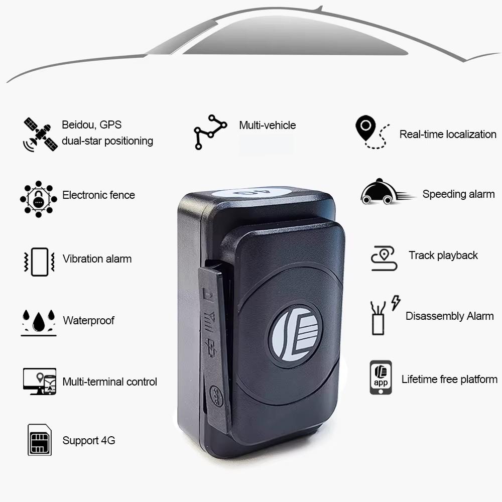 DAGPS Tracker 4G TK202, Battery 5000mah rastreador gps tracker hidden tracking device locator with magnet Free APP use