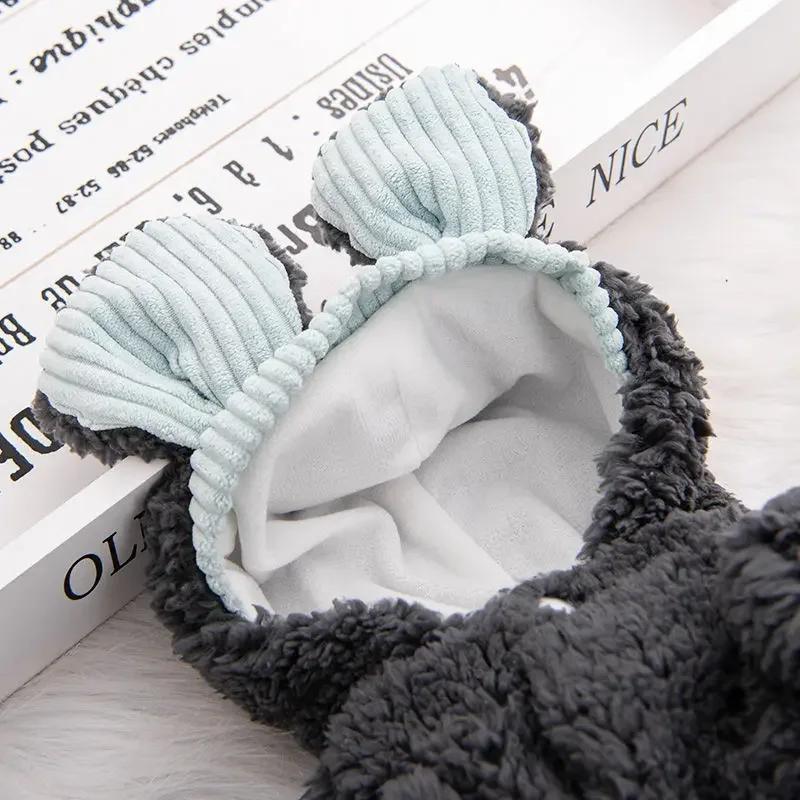 Осенняя и зимняя одежда для домашних животных, хлопковая подкладка, плюшевый мишка Fadou Corgi, теплая хлопковая подкладка для кошек, одежда для маленьких собак, костюм для собак